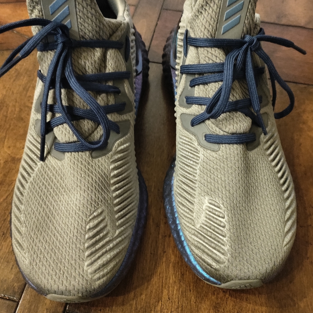 adidas Athletic Shoes in Gray and Blue - Picture 5 of 7